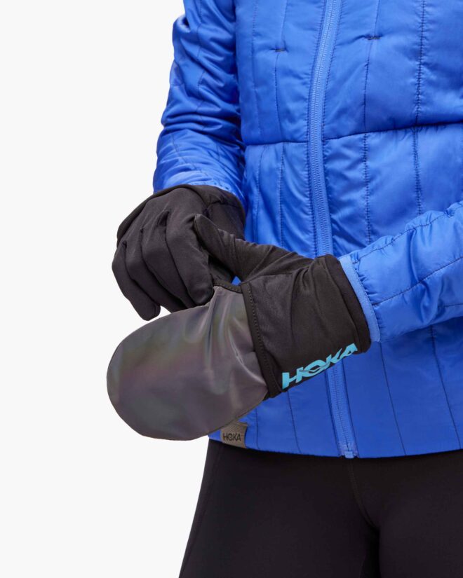 Hoka // ColdSnap Fleece Gloves / Black / UNISEX - Image 3