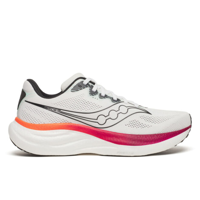 Saucony // Ride 19 / M / White / Crimson