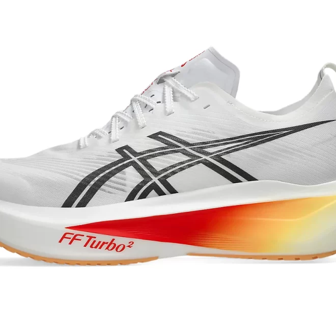 Asics // Megablast / UNISEX / White / Orange Glow