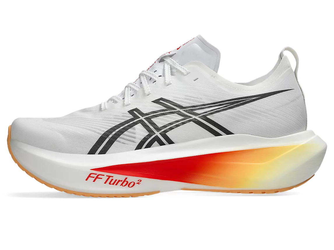 Asics // Megablast / UNISEX / White / Orange Glow