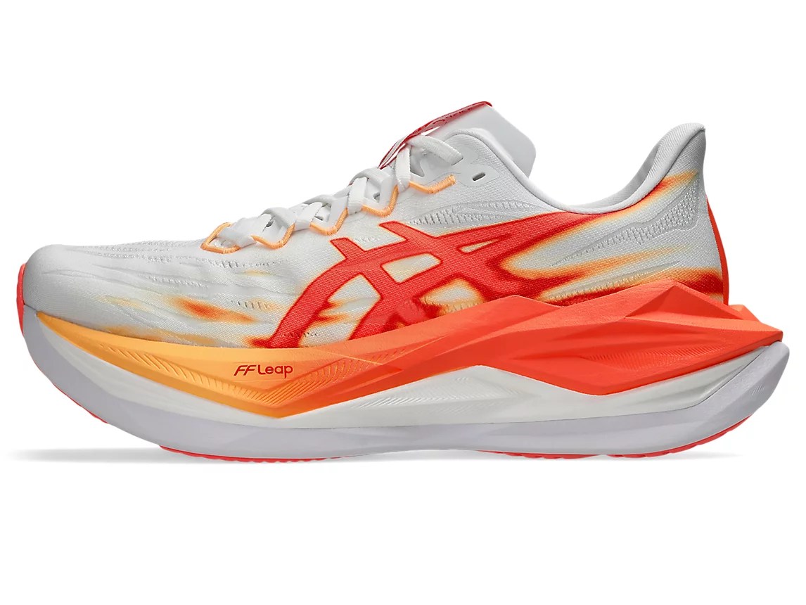 Asics // Superblast 3 / UNISEX / White / Orange Glow